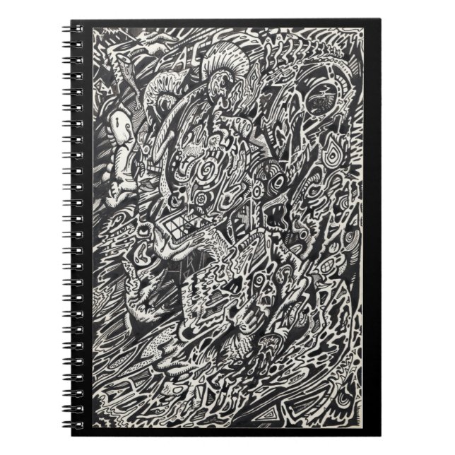 Caderno Espiral Entre, O Homem Microdot (Frente)