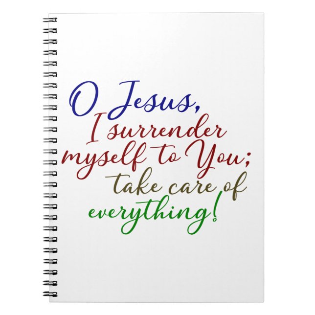 Caderno Espiral Entregar Novena (Frente)