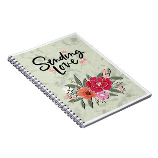 Caderno Espiral Enviando Amor