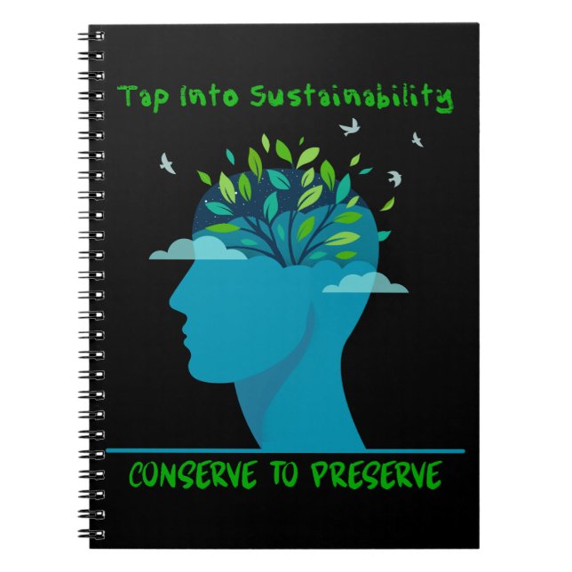 Caderno Espiral Environmental Sustainable Note Book  (Frente)