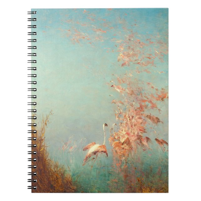 Caderno Espiral Envol De Flamants Rosa, Etang De Vaccarès (Frente)