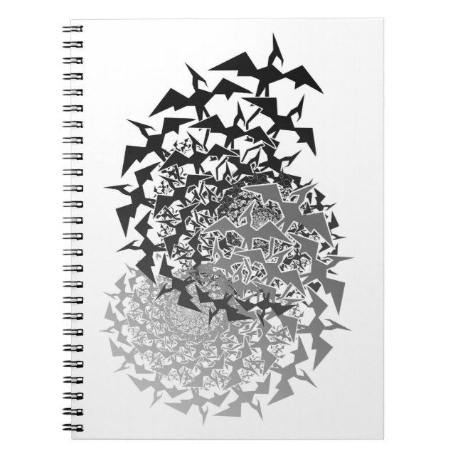 Caderno Espiral Enxames do Pterodactyl dois de Fractyl (Frente)