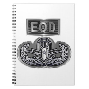 Caderno Espiral EOD comemorativo de concepção única