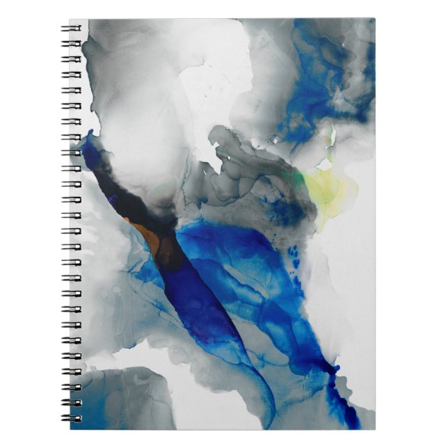 Caderno Espiral Ephemeral - Azul e Cinza (Frente)