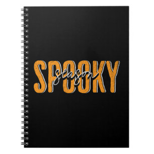 Caderno Espiral Época assustadora