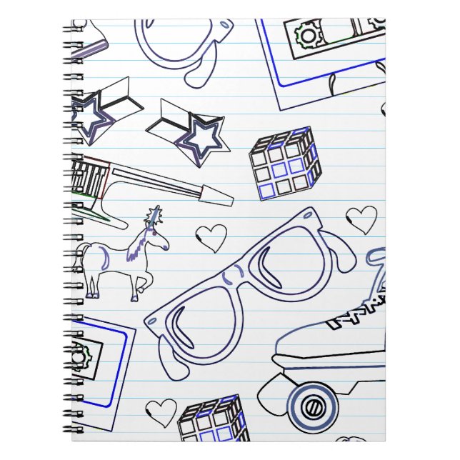 Caderno Espiral Época Mais Divertida De Oitenta Vezes (Frente)