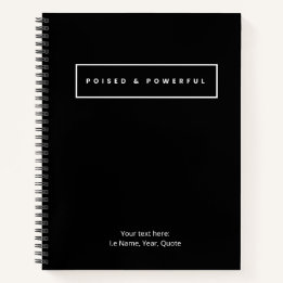Caderno espiral equilibrado e poderoso