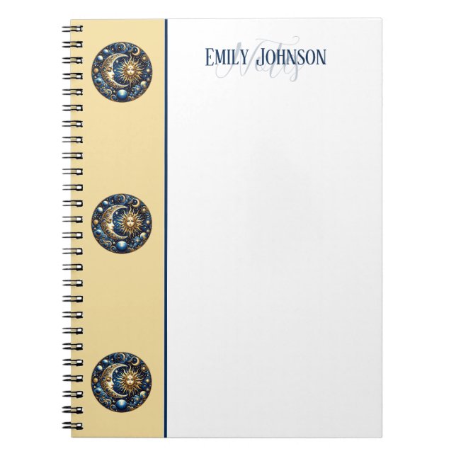 Caderno Espiral Equilíbrio Celestial (Frente)