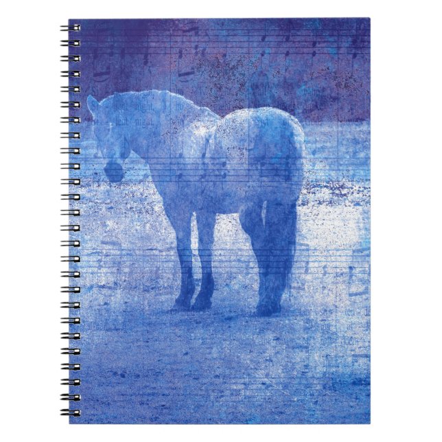 Caderno Espiral Equina Roxa (Frente)