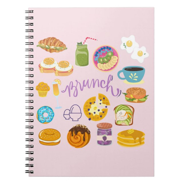 Caderno Espiral Equipe do Brunch (Frente)