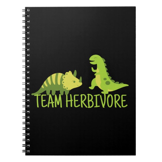 Caderno Espiral Equipe Herbivore Vegan (Frente)