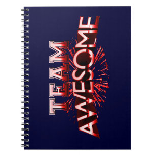 Caderno Espiral Equipe impressionante