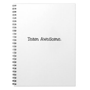 Caderno Espiral Equipe Incrível Apreciação aos Funcionários Corpor