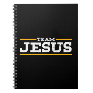Caderno Espiral Equipe Jesus Cristo Católico Cristão Ortodoxo Deus