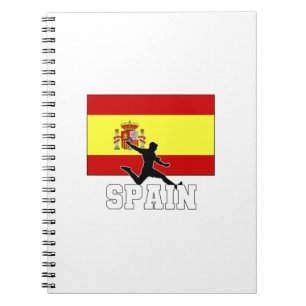 Caderno Espiral Equipe Nacional de Futebol espanha