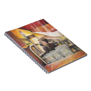 Caderno Espiral Equivalente Luminoso de Emoções Passivas