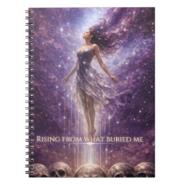 Caderno Espiral Erguendo-Me Do Que Me Enterrou — Arte de Ascensão 