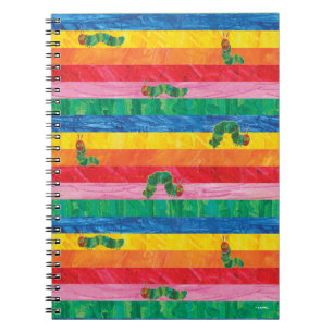 Caderno Espiral Eric Carle   Padrões de distribuição do arco-íris 