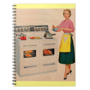 Caderno Espiral Erma e seu forno de cascas duplas