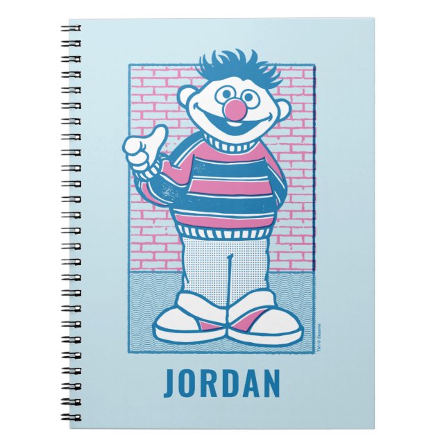 Caderno Espiral Ernie | U Louco, Bert? (Frente)