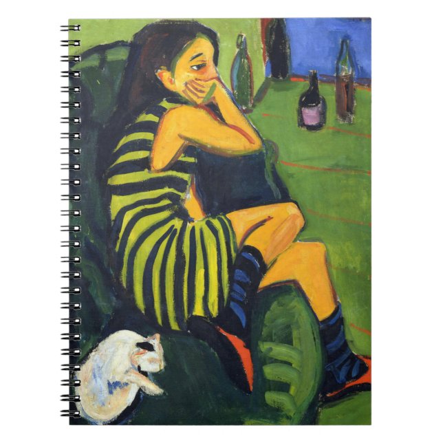 Caderno Espiral Ernst Ludwig Kirchner Artiste Marcella (Frente)