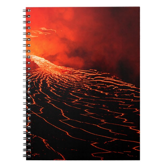 Caderno Espiral erupção vulcânica (Frente)