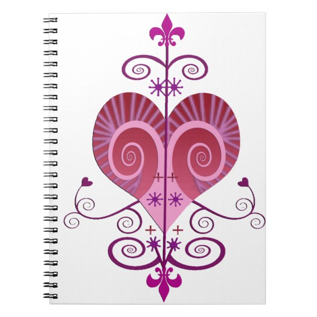 CADERNO ESPIRAL ERZULI FREDA DAHOMEY VEVE (Frente)