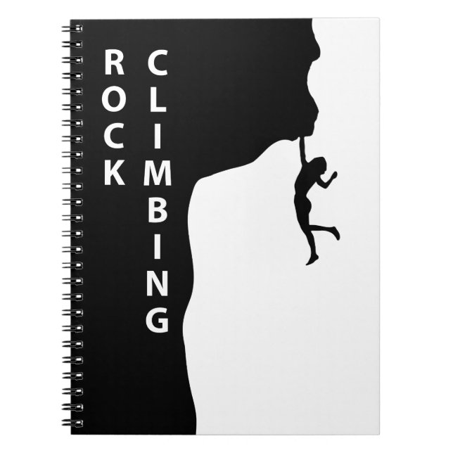 Caderno Espiral Escalada de rochas (Frente)