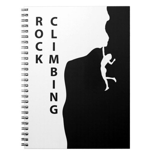 Caderno Espiral Escalada de rochas (Frente)