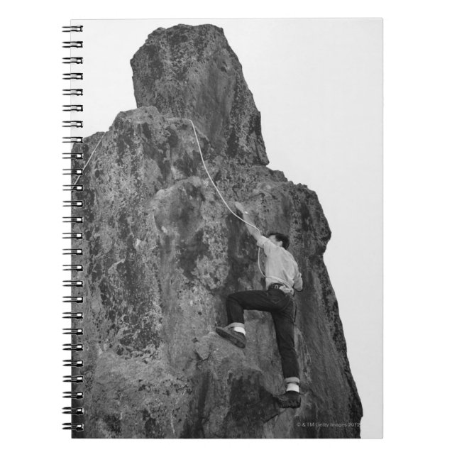 Caderno Espiral Escalada do homem (Frente)