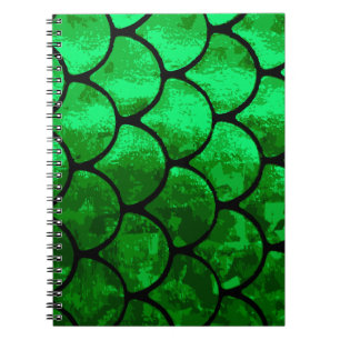 Caderno Espiral escamas
