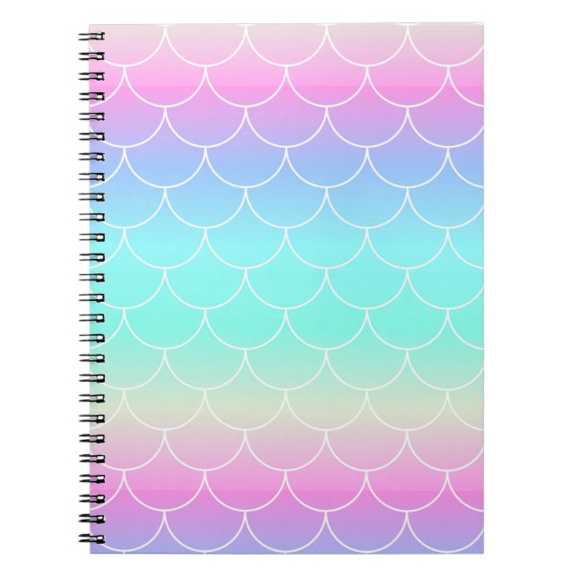 Caderno Espiral Escamas de Sereia (Frente)