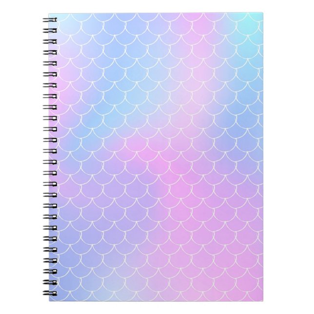 Caderno Espiral Escamas de Sereia (Frente)