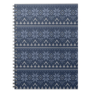 Caderno Espiral Escandinavo, tricô