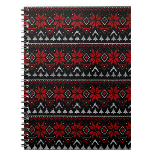 Caderno Espiral Escandinavo, tricô