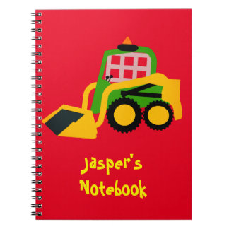 Caderno Espiral Escavador Bobcat