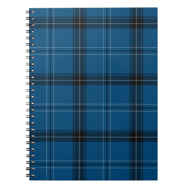 Caderno Espiral Escocês Ramsay Blue Tartan (Frente)