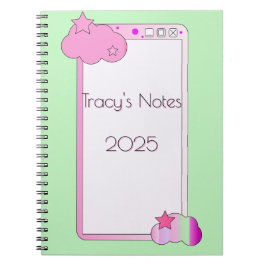 Caderno Espiral Escola ou Trabalho de Telefone Celular