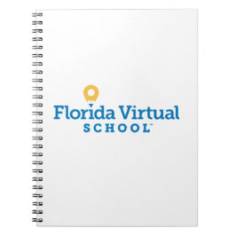 Caderno Espiral Escola Virtual da Flórida, Espiral Branco