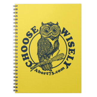 Caderno Espiral Escolha sábio / Abort73.com