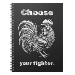 Caderno Espiral Escolha Seu Lutador – Galo Demônio.