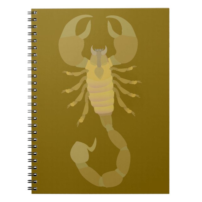 Caderno Espiral Escorpião (Frente)