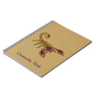 Caderno Espiral Escorpião Celta