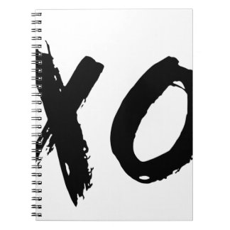 Caderno Espiral Escova de XO mínima