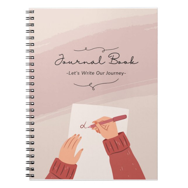 Caderno Espiral Escreva sua jornada (Frente)