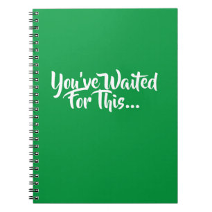 Caderno Espiral Escrevendo Bloco de Notas de Aviso para Autores