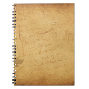Caderno Espiral Escrevendo de flores da imagem de fundo