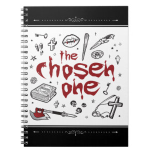 Caderno Espiral Escrevendo de Tema da Caçadora de Vampiros da TV d