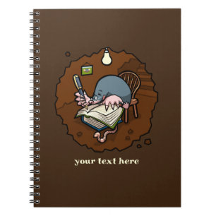Caderno Espiral Escritor de Lingueta de Texto para Adicionar seu C