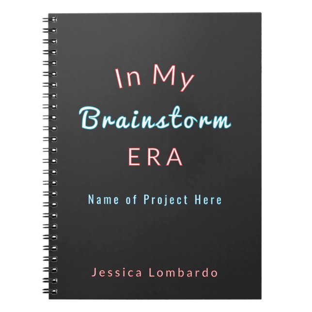 Caderno Espiral Escritor Personalizado (Frente)